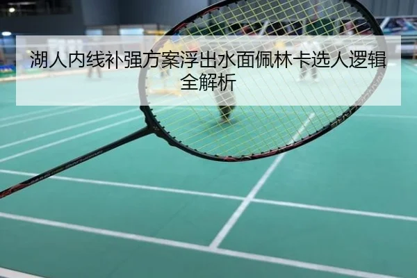 湖人内线补强方案浮出水面佩林卡选人逻辑全解析